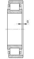 FAG Cuscinetti a rulli cilindrici N308-E-TVP2, quote principali secondo DIN 5412-1, cuscinetto mobile, smontabile, con gabbia