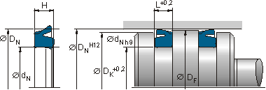 nap 310 pneumatic simrit seals